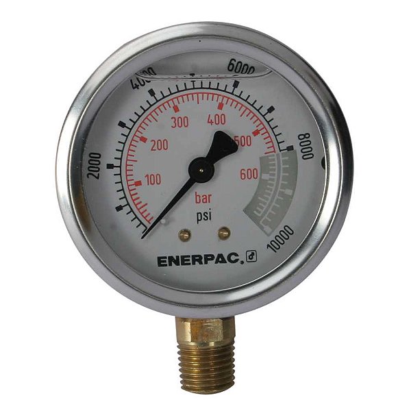 Manômetro de 1/4" NPTF 700 bar G2535L ENERPAC