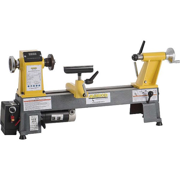 Torno de bancada para madeira 127V / 220V monofásico MR-1218A MANROD