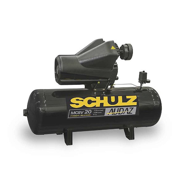 Compressor de ar MCSV 20/150L Audaz 5 cv 220V/380V - trifásico 922.9295-0 (MTA) SCHULZ