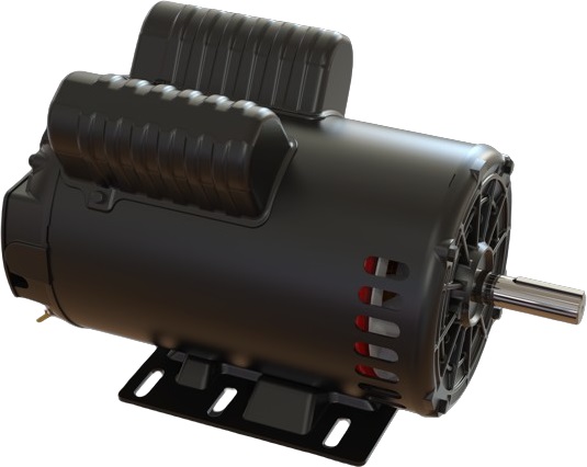 Motor elétrico aberto 5 cv 4 polos IP21 monofásico 220V - 254V 440V 508V M142814A00 NOVA
