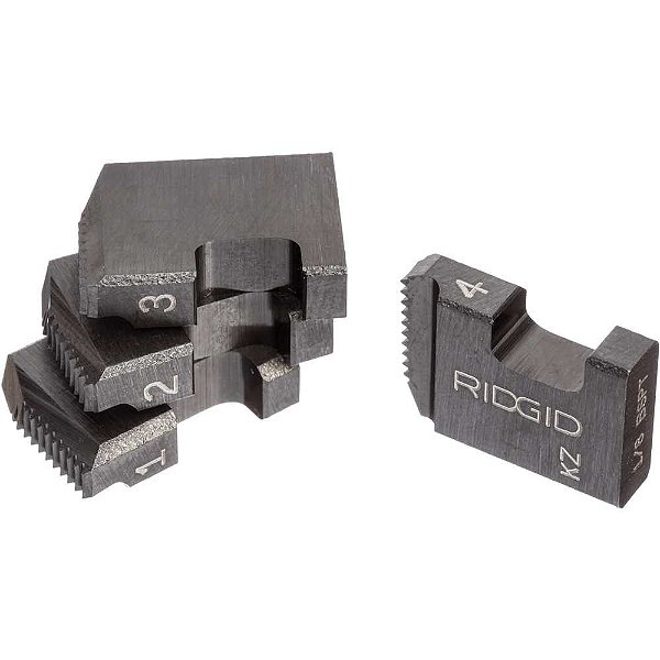 Jogo de cossinetes de aço carbono 1/8" BSPT para tarraxas 45848 RIDGID
