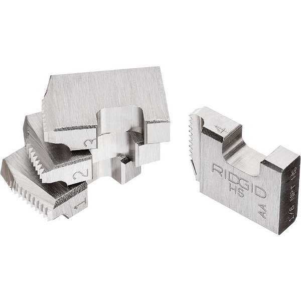Jogo de cossinetes de aço rápido 1/8" NPT para tarraxas 37855 RIDGID