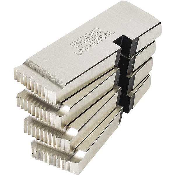 Jogo de cossinetes de aço rápido 1.1/2" x 6 fios por polegada para vergalhão rosca direita modelo 48280 RIDGID