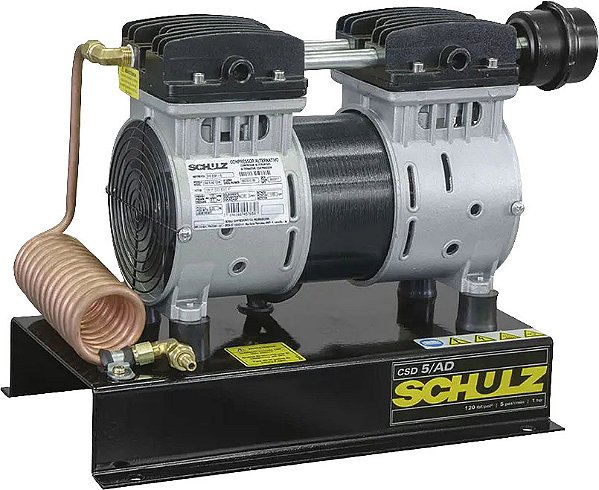 Compressor de ar direto com serpentina CSD-5/AD 1 (hp) 220V 915.0391-0 (MTA) SCHULZ