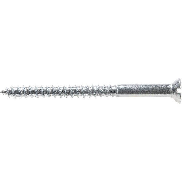 Parafuso madeira 5,5mm x 75mm cabeça chata zincado VONDER
