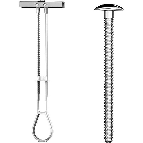 Bucha de nylon 3/16" com parafuso máquina lentilha forbolt 185 SFORPLAST