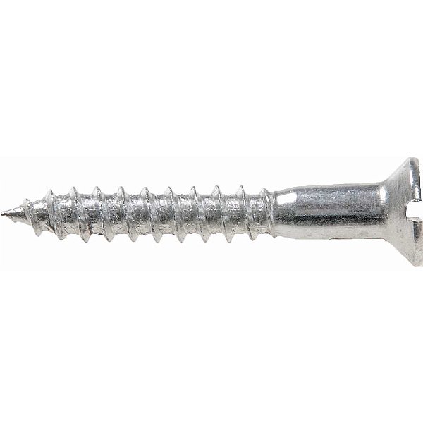 Parafuso madeira 4,2mm x 30mm cabeça chata zincado com bucha plástica VONDER