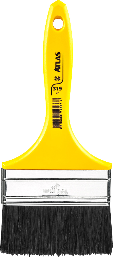 Pincel cerdas preta 4" médio 319/9 ATLAS