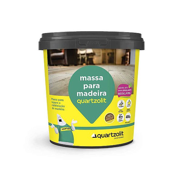 Massa para madeira 400g carvalho 0527.00013.0006FD QUARTZOLIT