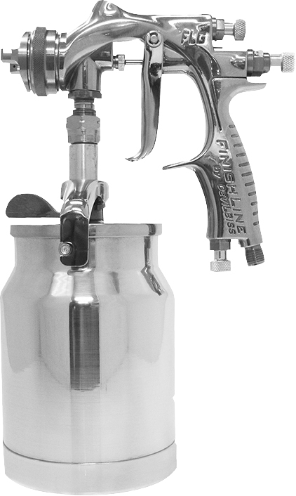 Pistola para pintura de sucção 1,8mm com caneca de alumínio 1L FLG-515 S18 DEVILBISS