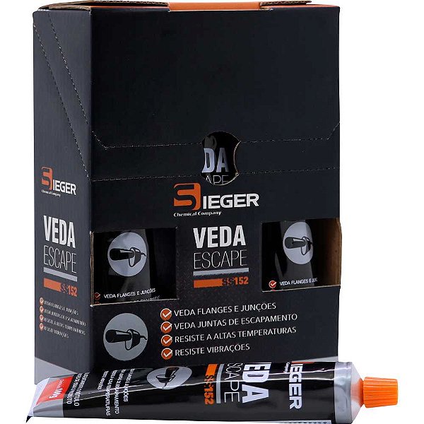 Adesivo veda escape 100g SS152 SIEGER - 6 unidades