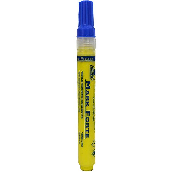 Marcador industrial amarelo ponta 5mm 9ml Mark Forte M30-MFAM-9 BADEN