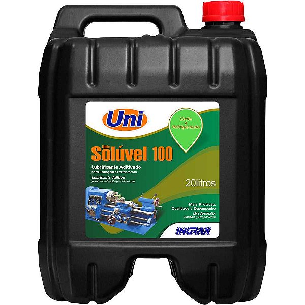 Óleo solúvel unix-100 20 litros INGRAX