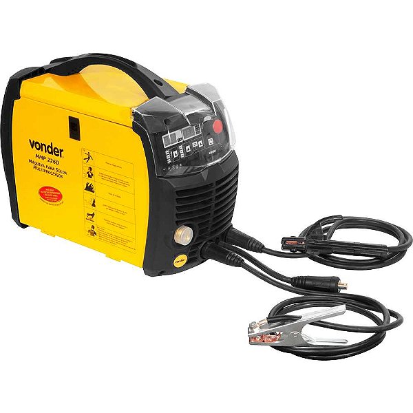 Máquina para solda multiprocessos monofásica 220V MMP 226D VONDER