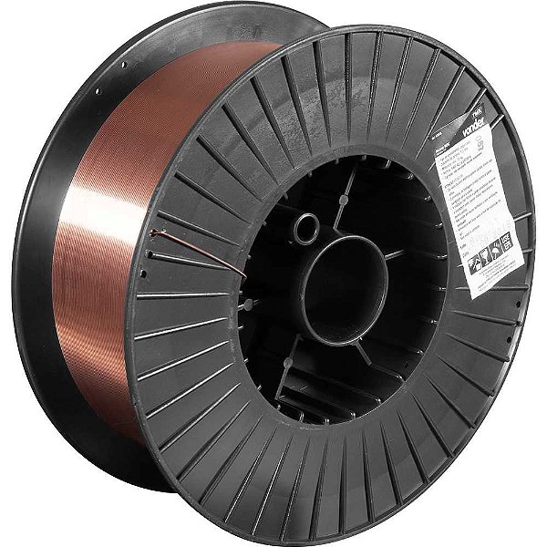 Arame MIG/MAG 1,2mm carretel plástico com 15kg VONDER/TMX