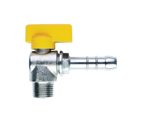 Válvula esfera para GLP angular 1/2" x 3/8" JACKWAL