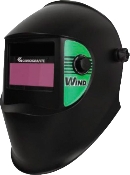 Máscara para solda com escurecimento automático tonalidade 9 a 13 WIND 012533412 CARBOGRAFITE