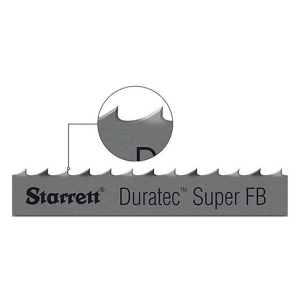 Lâmina serra fita de aço carbono 30m x 13,00mm x 0,65mm 14 dentes por polegada DFB13X14/S-30 STARRETT