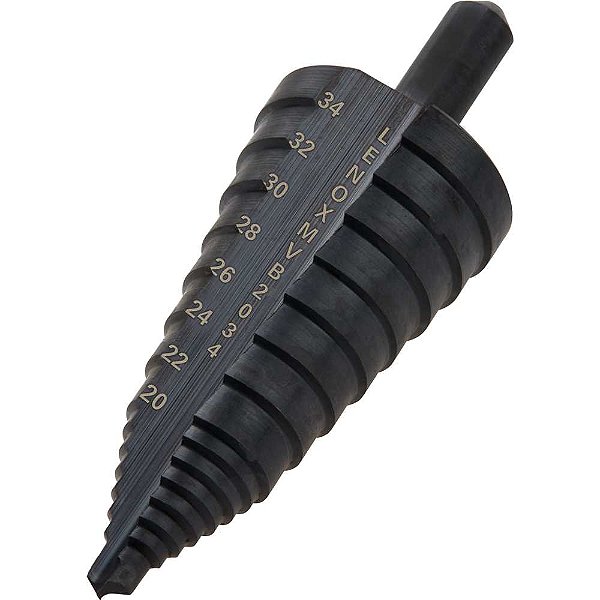 Broca de aço rápido escalonada 0,787” (20 mm) a 1,338” (34 mm) 30963MVB2034 LENOX