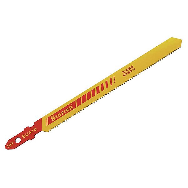 Lâmina de serra tico-tico cartela com 2 peças BU418-2 STARRETT