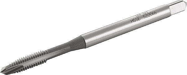 Macho máquina HSS-E 4,0mm x 0,7mm com ponta helicoidal DIN 371 VONDER PLUS