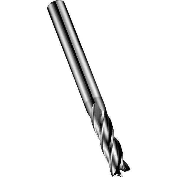 Fresa topo 4 cortes metal duro 4,0mm S9444.0 DORMER
