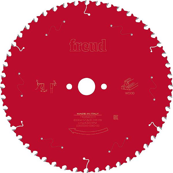 Lâmina de serra circular com dentes de metal duro 300,0mm x 30,0mm com 48 dentes para MDF BOSCH