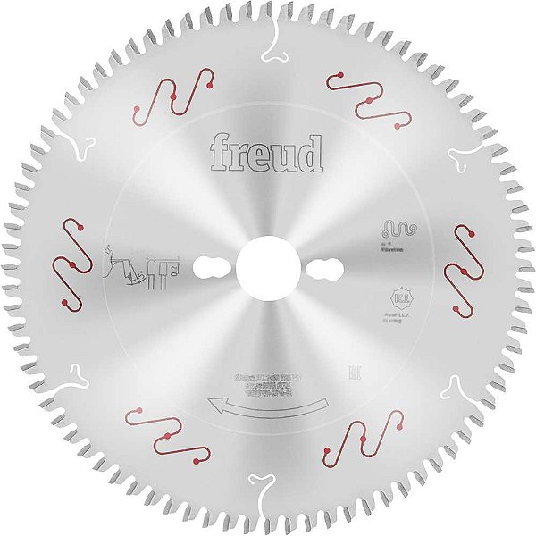 Lâmina de serra circular com dentes de metal duro 250,0mm x 30,0mm com 80 dentes para MDF BOSCH