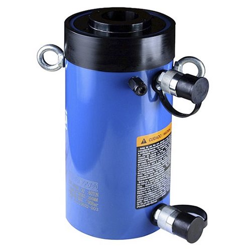 Cilindro Hidráulico Dupla Ação Vazado 30T x 258mm de Curso CDV-30258 Bovenau