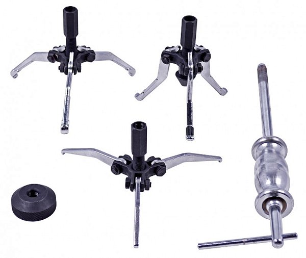 Jogo de Sacador de Rolamento Interno e Externo com Martelo Deslizante Riosul Tools