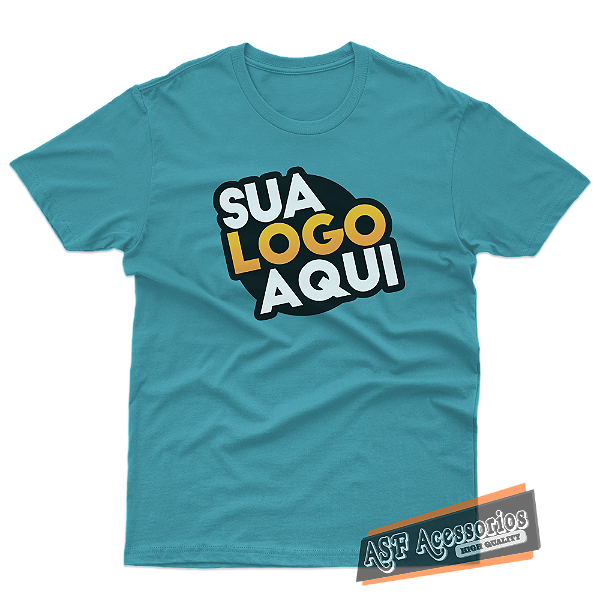 Personalize 10 Camiseta 100% Algodão Cores (Sua Estampa AQUI!)
