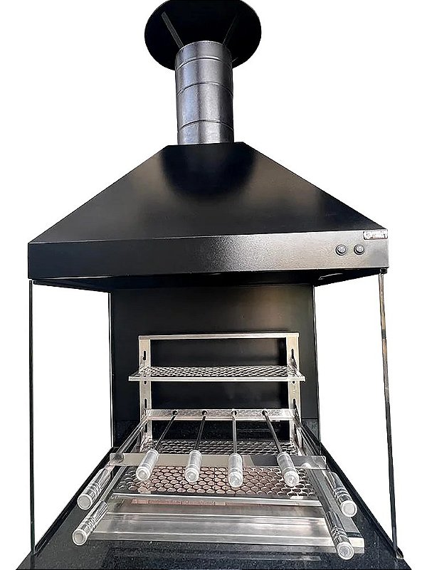 Churrasqueira Gourmet Exaustor Galvanizada