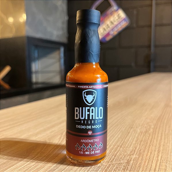 Molho de Pimenta Dedo de Moça Bufalo Negro