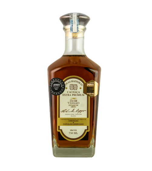 Cachaça Dom Tápparo Extra Premium Duas Madeiras 750ml