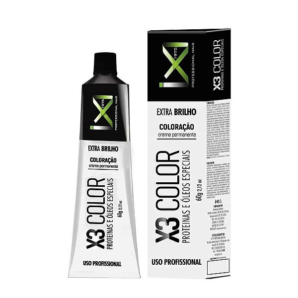 X3-Color 60g 6.7 Louro Escuro Chocolate Escuro - Proteínas e Óleos Especiais