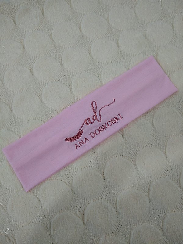FAIXA PARA MAQUIAGEM rosa bebê