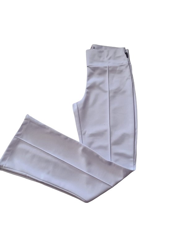 Calça branca flair a pronta entrega