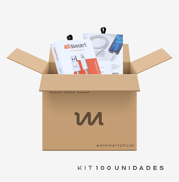 KIT 100 UNIDADES CABO ULTRACHARGER AS-12L