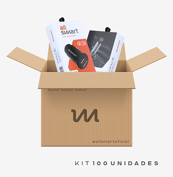 KIT 100 UNIDADES CARCHARGER AS-02