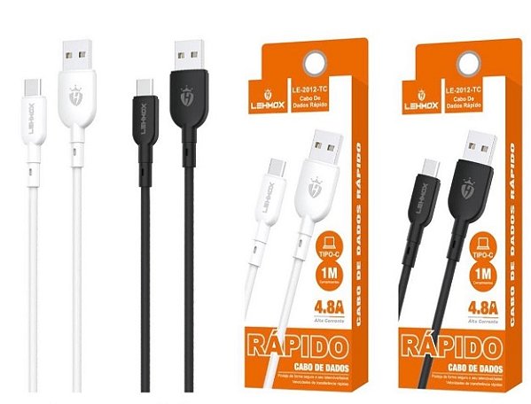 CABO USB/ TIPO-C - LE-2012/ LEHMOX/ 1M