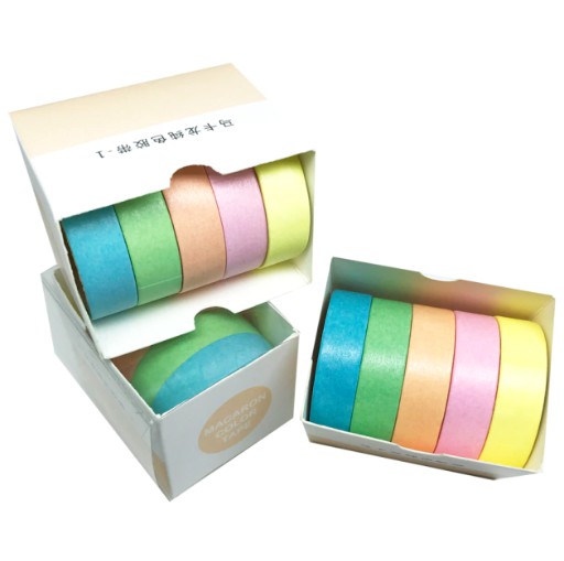 Washi Tape 5 Cores Pastéis