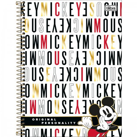 Caderno Universitário 1M Mickey - Personality