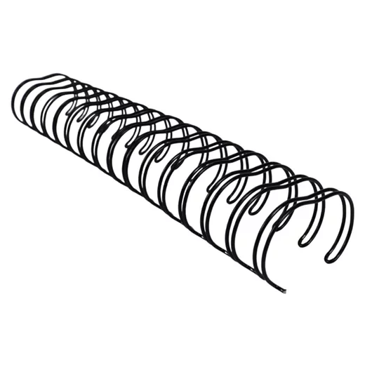 Duplo Wire-O para Encadernação A5 1 1/4 (4 unidades) - Preto