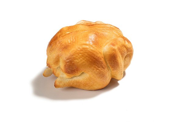 Frango Assado artificial para decoração.