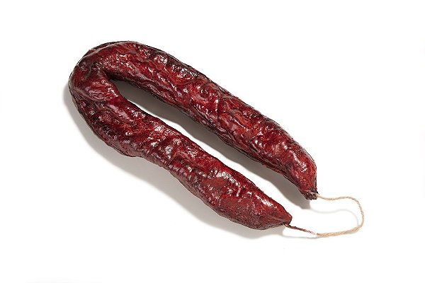 Linguiça P artificial para decoração.