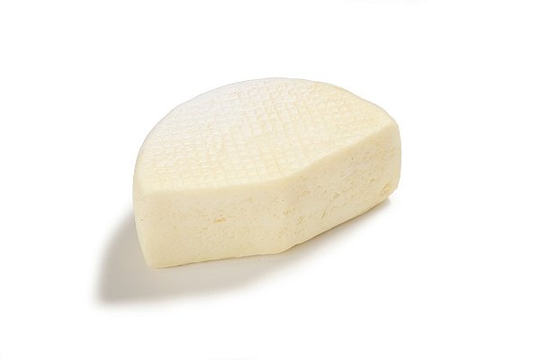 Queijo Minas Pedaço artificial para decoração.
