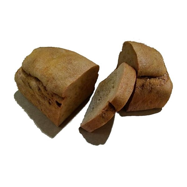 Pão de Forma com fatia artificial para decoração.