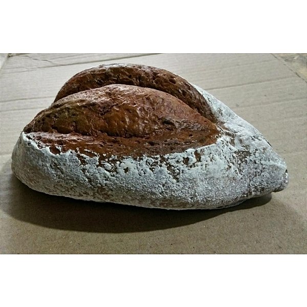 Pão Gergelim Rústico artificial para decoração