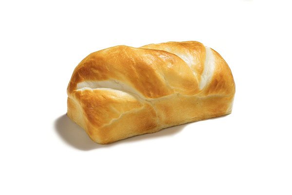 Pão Brioche Molinho artificial para decoração.