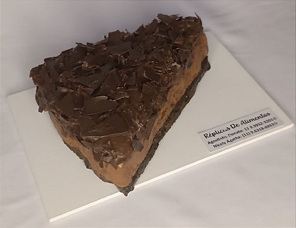 Fatia de Torta de Chocolate